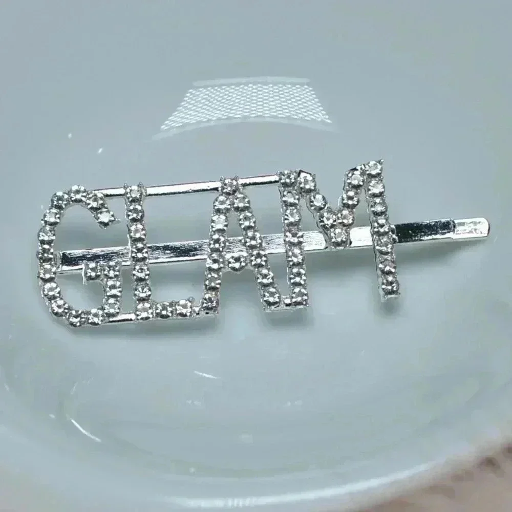 Text Hair pin